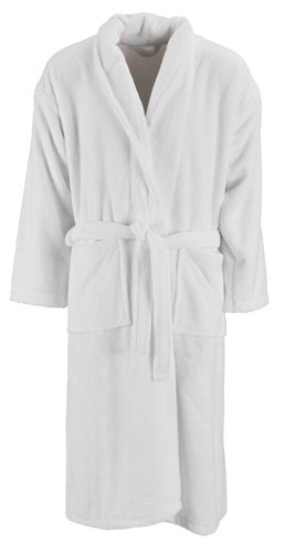 Bathrobe Micro Terry STIGEN S/M white