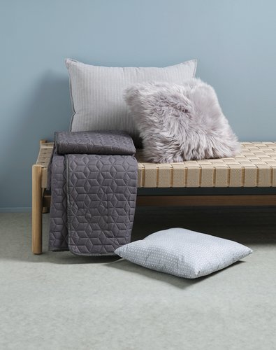 Bed throw ROSENTRE 160x220 grey