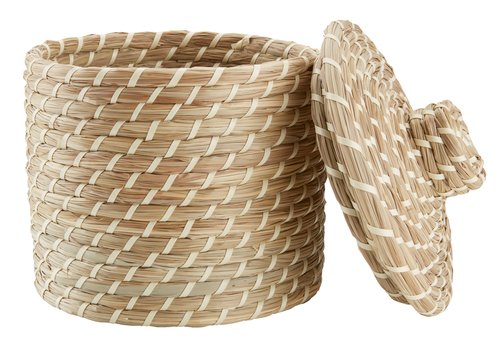 Storage box NICOLAI D20xH23cm seagrass