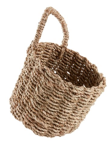 Basket INGVER W14xLx14xH13cm f/hanging natural