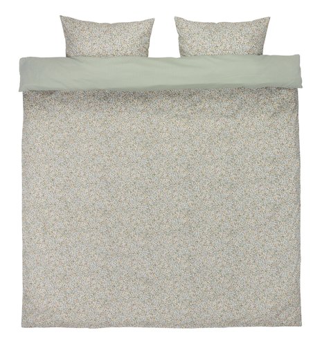 Duvet cover set JOSEFINE King green