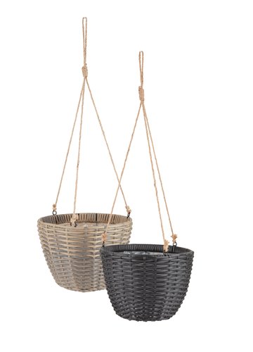 Hanging plant pot STORSKARV D27xH19 assorted