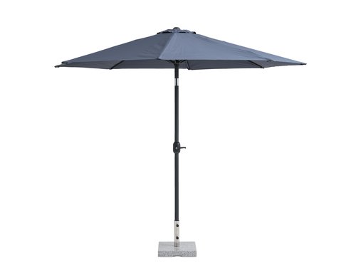 Market parasol AGGER D300 dark blue