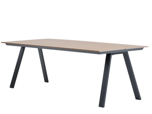 Garden table FAUSING W100xL220 natural
