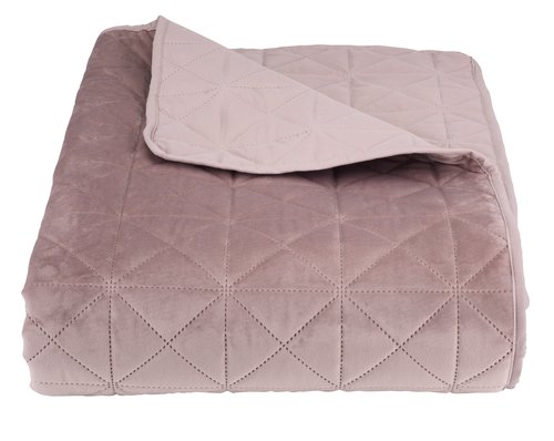 Bed throw ENGBLOMME 220x240 rose