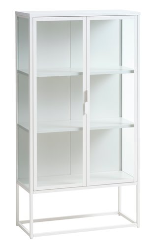 Display cabinet VIRUM 2 doors white