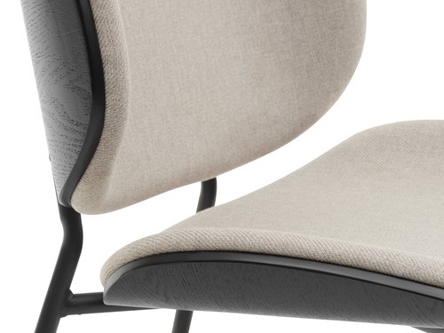 Dining chair TESTRUP light sand/black