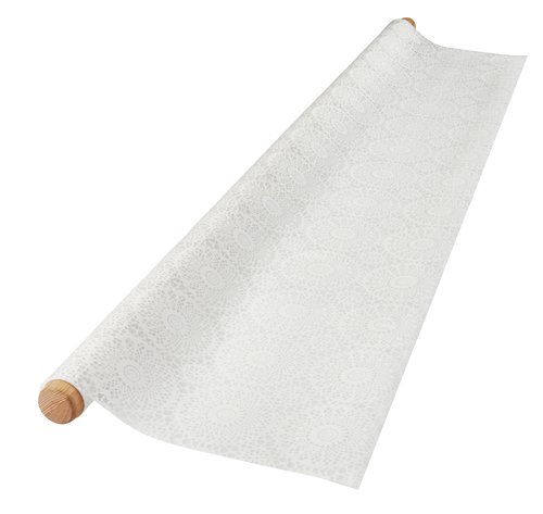 Vinyl tablecloth KROSSVED 140 clear/white