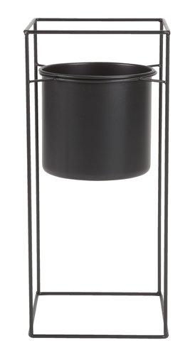 Garden planter MIDSOMMER D21xH55 black