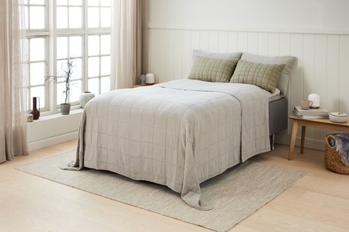Bed throw VALMUE 240x260 beige