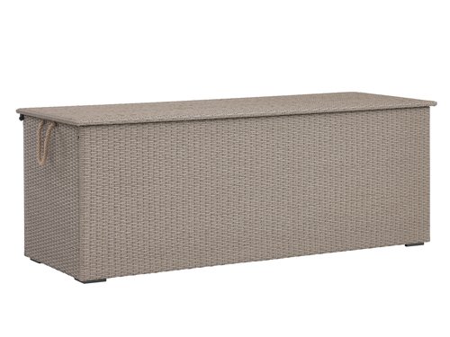 Cushion storage box STAVERN W198xH74xD72 natural