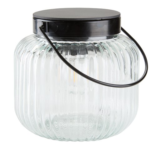 Battery lamp FASAN D13xH12cm clear