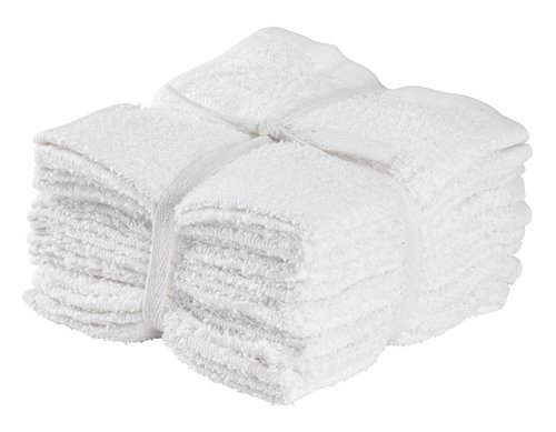 Face cloth FLISBY pack of 10 white
