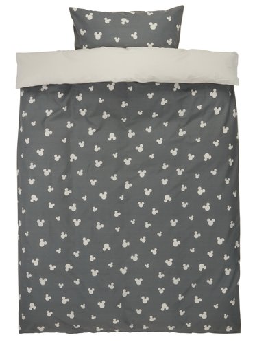 Duvet cover set MICKEY Single DISNEY grey