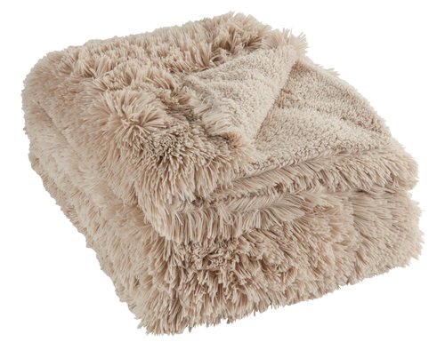 Throw MYRFIOL 135x195 taupe