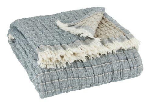 Throw ENE 130x170 blue/beige