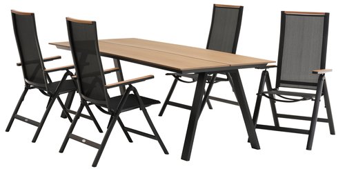 Garden table FAUSING W100xL220 natural