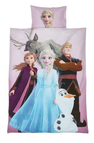 Duvet cover set FROZEN Junior purple