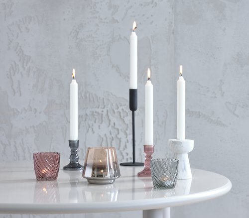 Candlestick GREGOR D7xH11cm marble