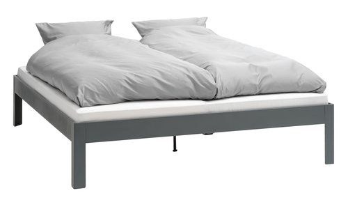 Bed frame KILDEN Super King dark grey