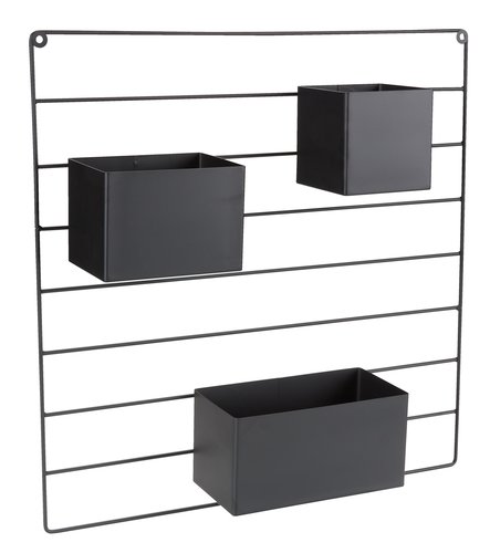 Plant pot holder LJUM W11xL50xH50 black
