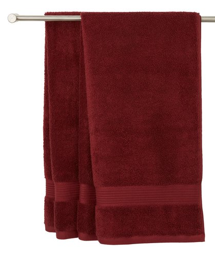 Guest towel KARLSTAD 40x60 burgundy