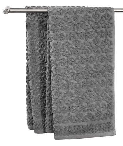 Bath towel STIDSVIG 70x140 grey KRONBORG