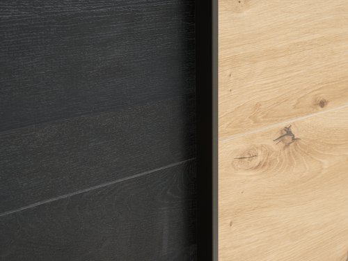 Wardrobe SALTOV 150x222 oak/black