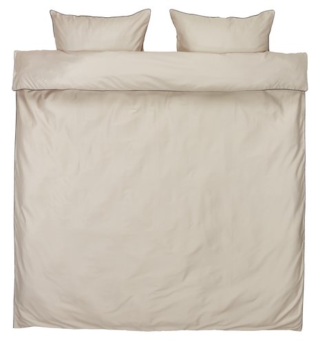Sateen duvet cover set SANNA 200x220 Double sand