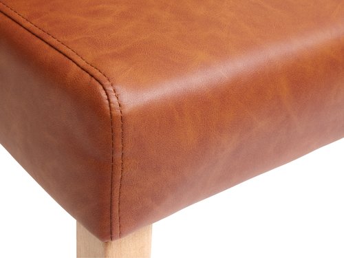 Dining chair KULBY brown/oak