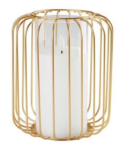 Hurricane KRESTER D15xH18cm gold with LED