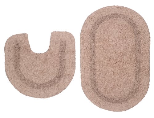 Bath mat set LERDALA set of 2 rose
