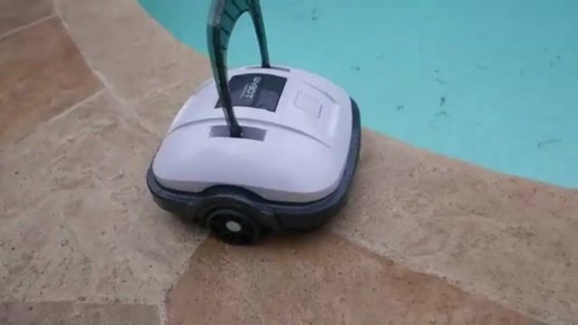 Cordless Robotic Pool Cleaner, Automatic Pool Vacuum, IPX8 Waterproof, Dual-Motor, 180¦Ìm Fine Filter, Ideal for Above Ground Pool and Flat Bottom In Ground Pool Up to 525 Sq.Ft,