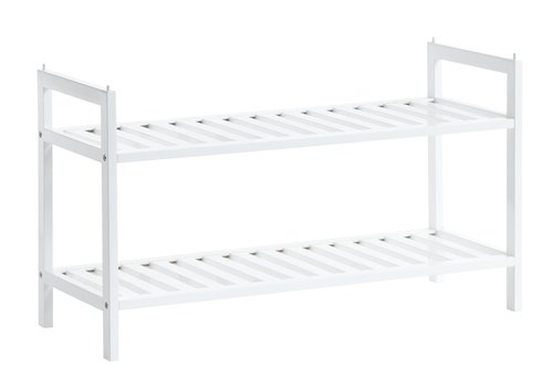 Shoe rack UGGERBY 2 shelves white