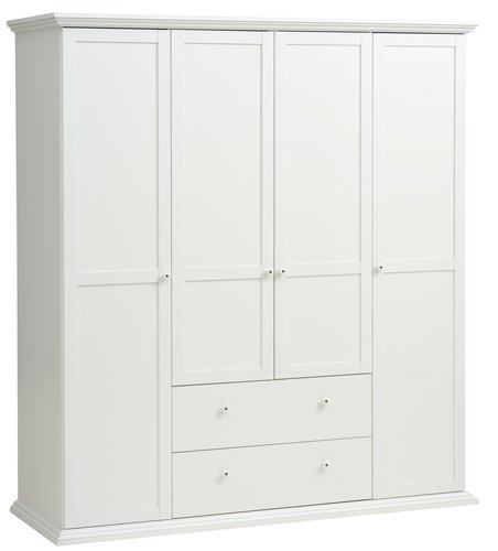 Wardrobe FREDENSBORG 183x200 white