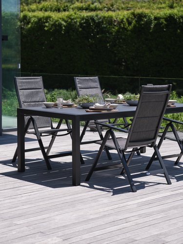HAGEN L214 table + 4 MYSEN chair grey