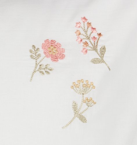 Pillowcase MAJ 50x70/75 white/rose