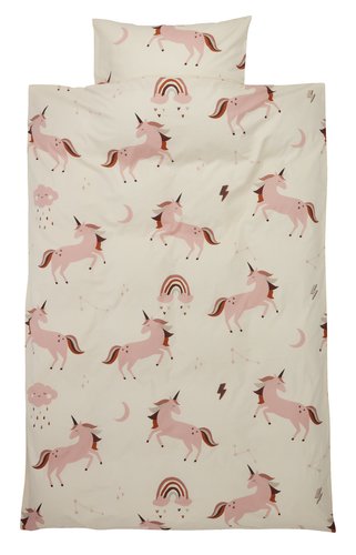Duvet cover set EIRUN Single KRONBORG rose