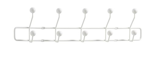 Coat rack GREVINGE 5+5 hooks white