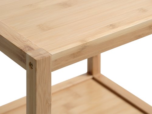 End table OSTED 45x45 1 shelf bamboo
