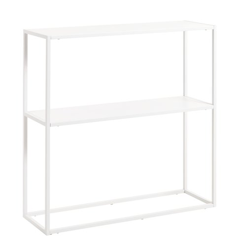 Console table VIRUM 26x80 w/shelf white