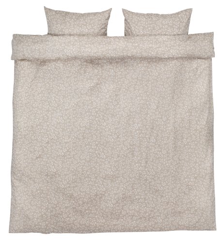 Duvet cover set BELLA Micro Double grey