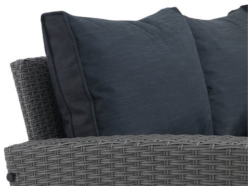 Lounge set ULLEHUSE 6-seater grey