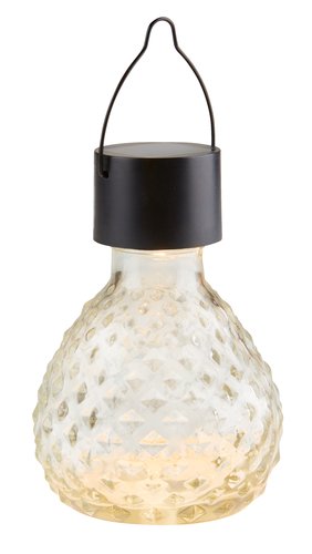 Solar lamp LAPPSPURV D9xH13 clear