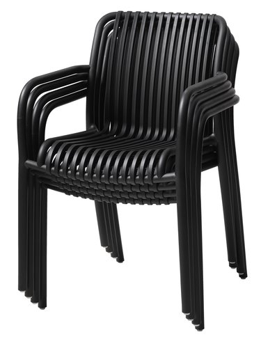 Stacking chair NABBEN black