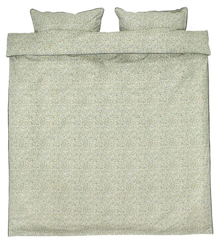 Duvet cover set EMILY percale Double blue