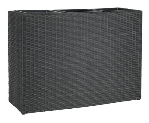 Planter box STOKKAND W30xL83xH60 black