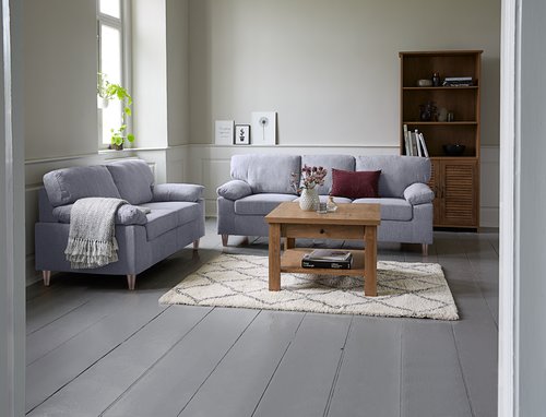 Sofa GEDVED 3-seater light grey