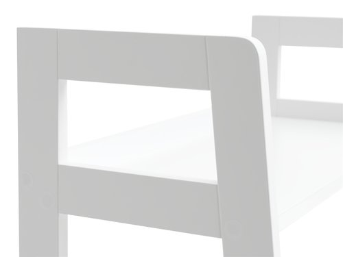 Bookcase HERNING 3 shelves white