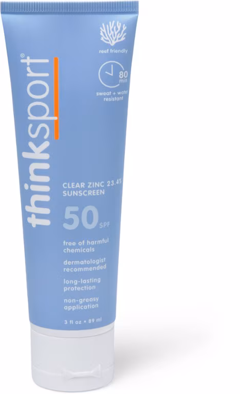 Thinksport Clear Zinc SPF 50 Sunscreen
